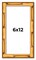 6x12 Bamboo Picture Frame with UV-Resistant Acrylic & Acid Free Backing, Available in 4 Finishes - Brown, Black, Gold, and Natural